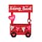 Glitzhome® 10" Valentine's Wooden Kissing Booth Table Décor